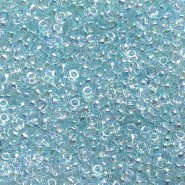 Miyuki seed beads 11/0 - Glacier blue lined crystal ab 11-269